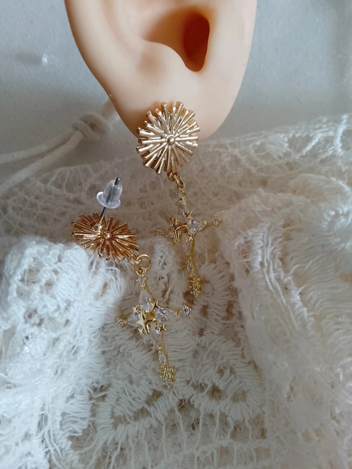 Pendientes de sol cruzados bohemios – photo 2